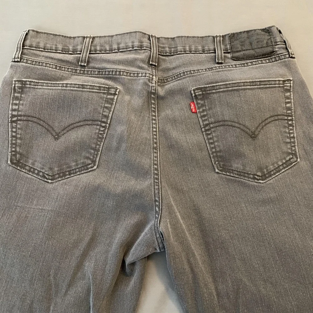 Levi's 541 Jeans‎ Mens 40x30 Gray Stretch Denim Straight Fit PC9 18181-0005